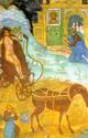 Грешница. Фрагмент росписи свода паперти церкви Иоанна Предтечи в Толчкове